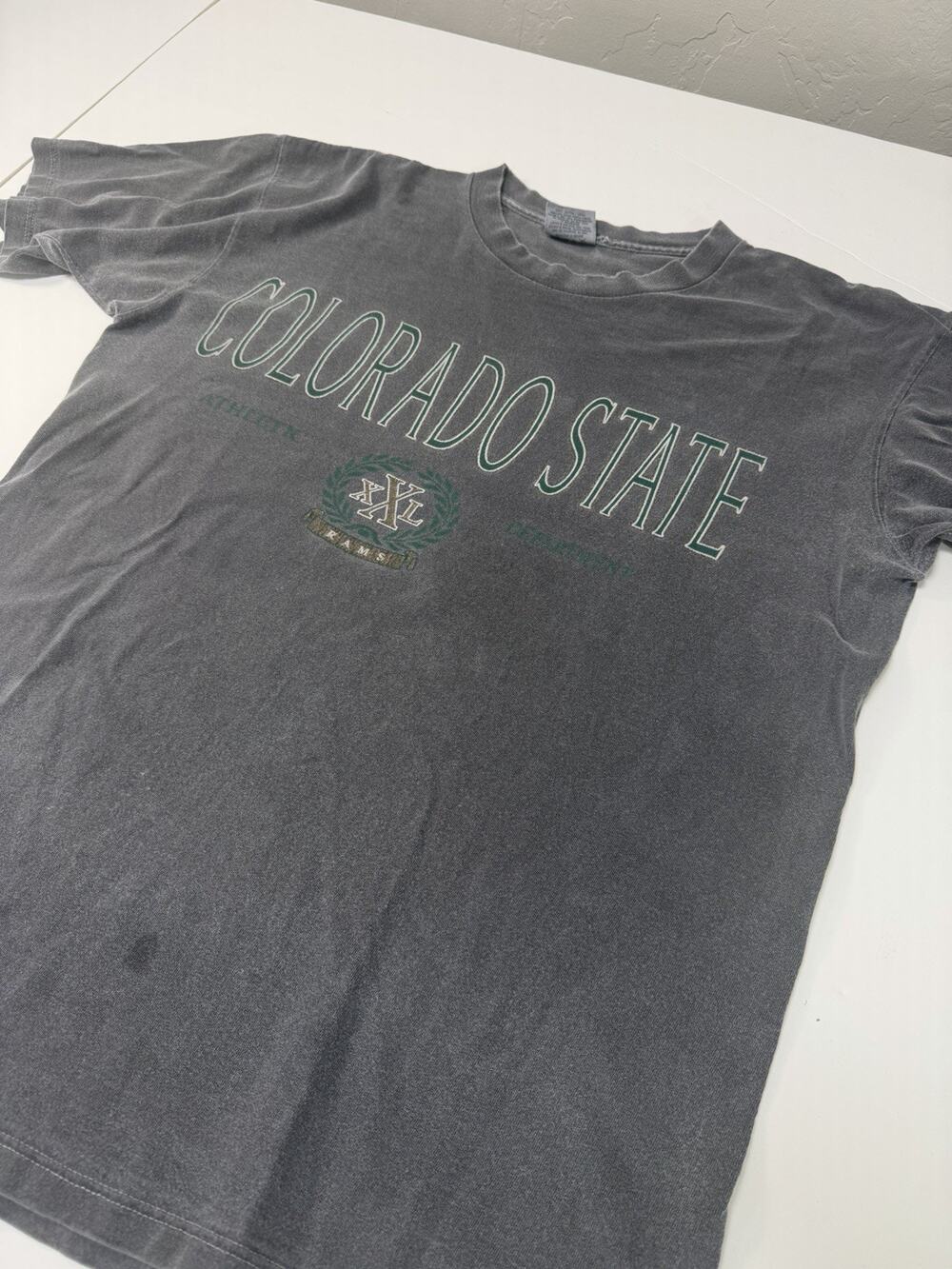 Mens Vintage Size Medium Colorado State Rams By Gildan T Shirt
